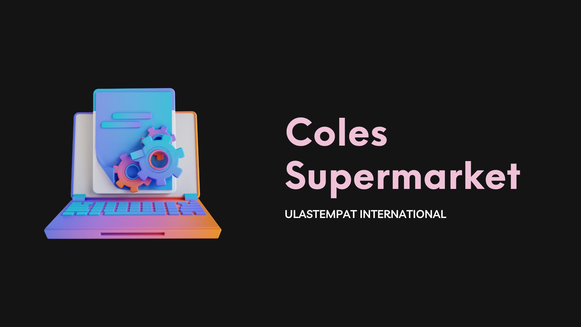 Cover Coles Supermarket