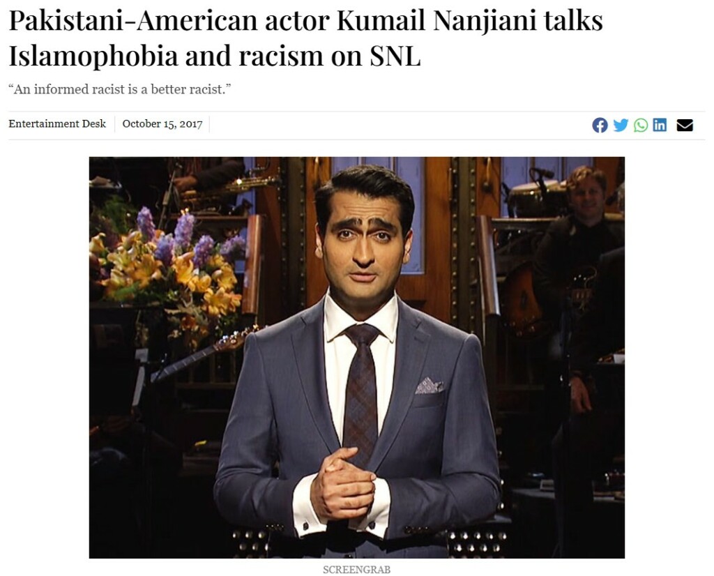 Pakistani American Actor Kumail Nanjiani Talks Islamophobia And Racism On Snl