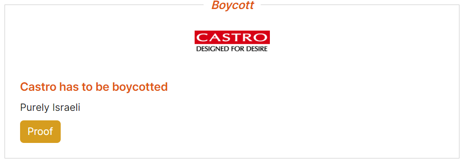 Boycott Castro