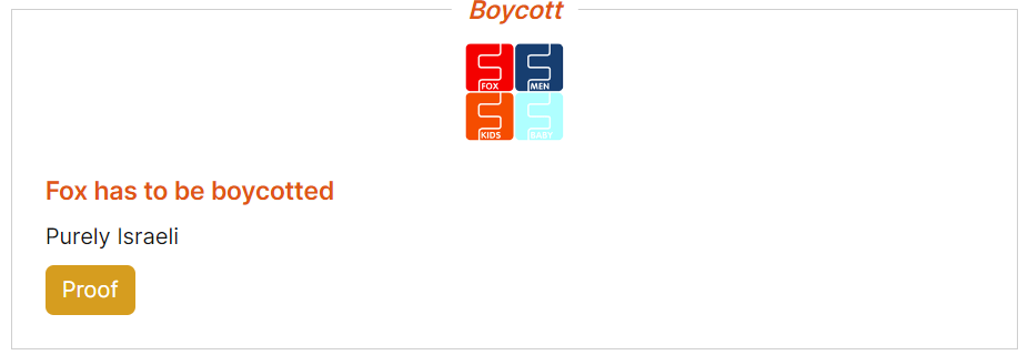 Boycott Fox