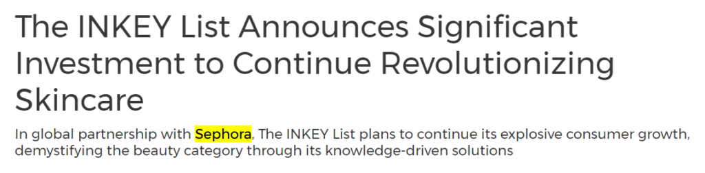 The Inkey List Announces Significant Investment To Continue Revolutionizing Skincare