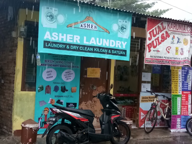 Asher Laundry yang ada di Pancoran, Jakarta Selatan