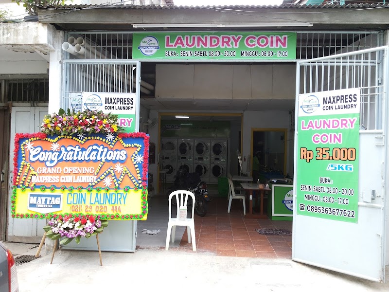 Max express coin laundry kemenangan yang ada di Taman Sari, Jakarta Barat