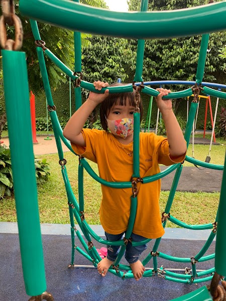 Salah satu playground yang ada di Mampang Prapatan, Jakarta Selatan