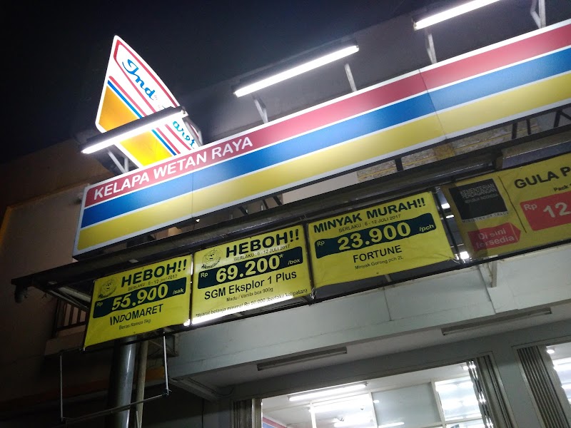 Tangkapan gambar Indomaret di Ciracas, Jakarta Timur