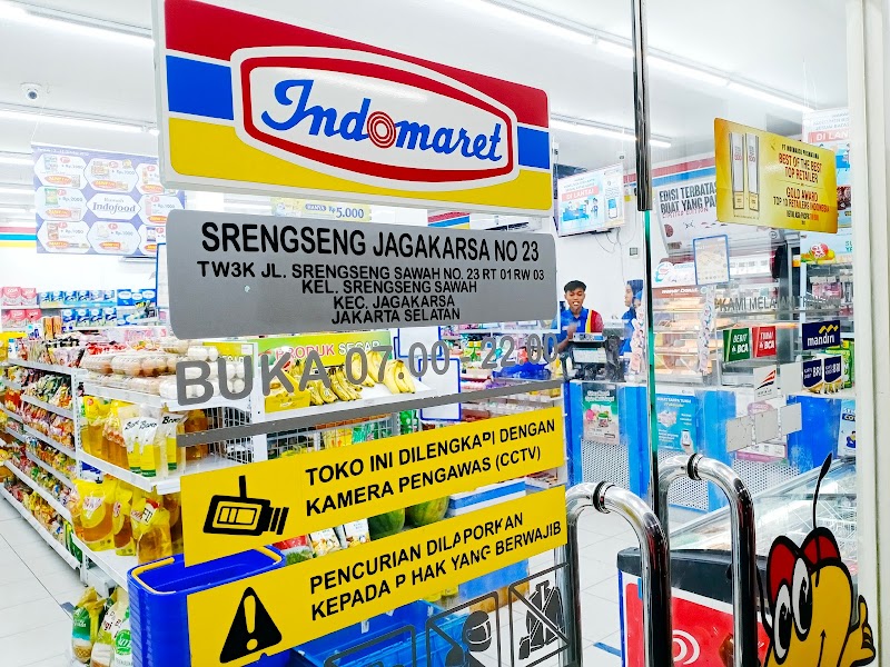 Tangkapan gambar Indomaret di Jagakarsa, Jakarta Selatan