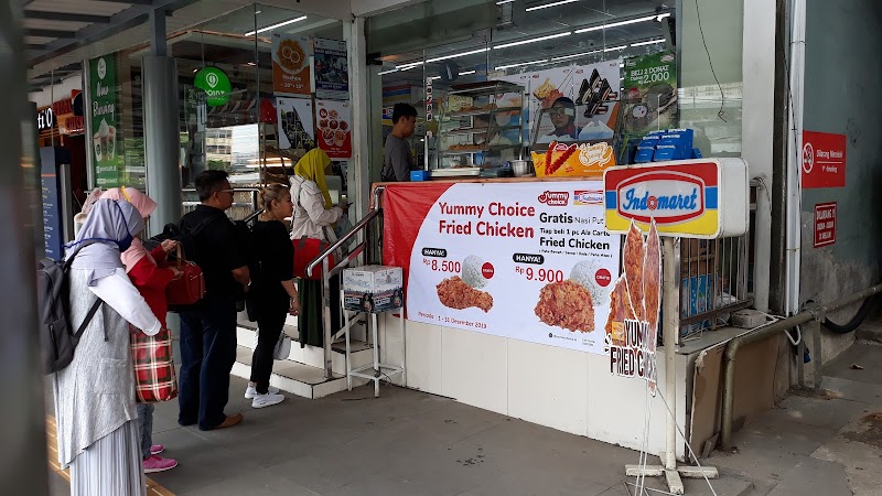 Tangkapan gambar Indomaret di Senen, Jakarta Pusat