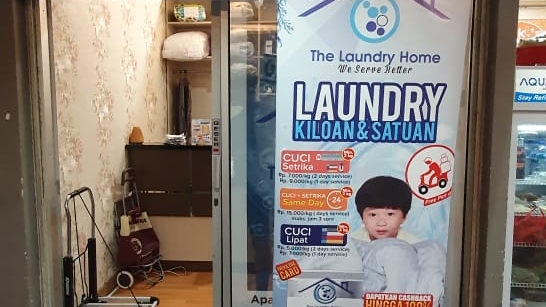 The Laundry Home yang ada di Penjaringan, Jakarta Utara
