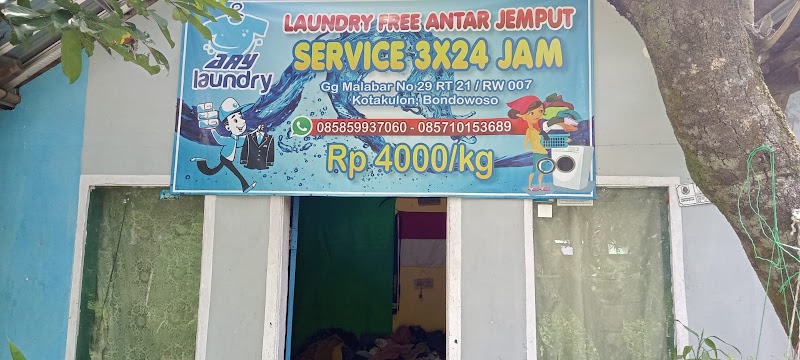 Foto binatu laundry di Bondowoso