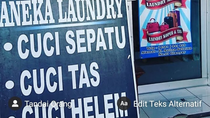 Foto binatu laundry di Gianyar