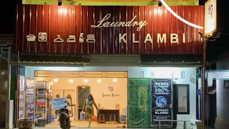 Foto binatu laundry di Indramayu