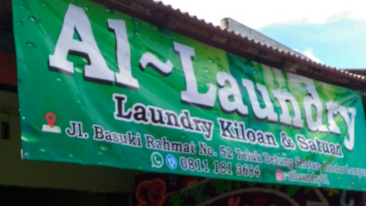 Foto binatu laundry di Lampung