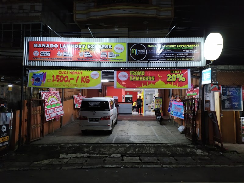 Foto binatu laundry di Manado