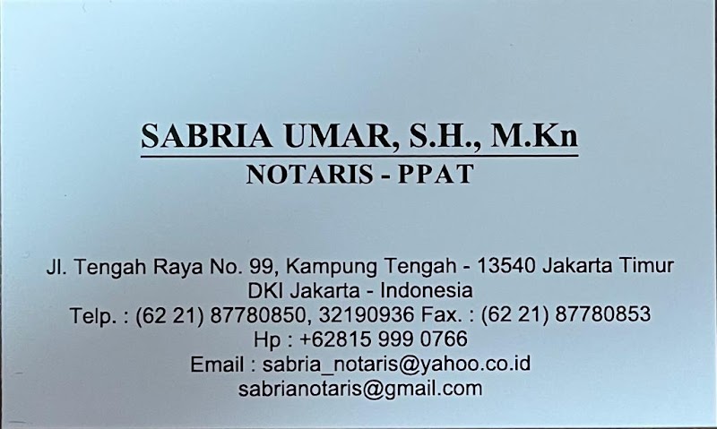Kantor Notaris & PPAT di Jakarta Timur