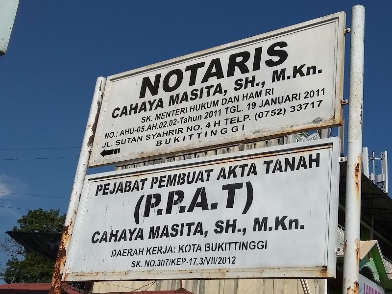 Kantor Notaris & PPAT di Kota Padang Panjang