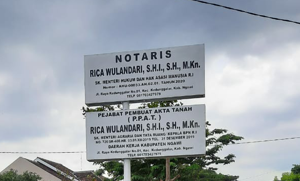 Kantor Notaris & PPAT di Ngawi