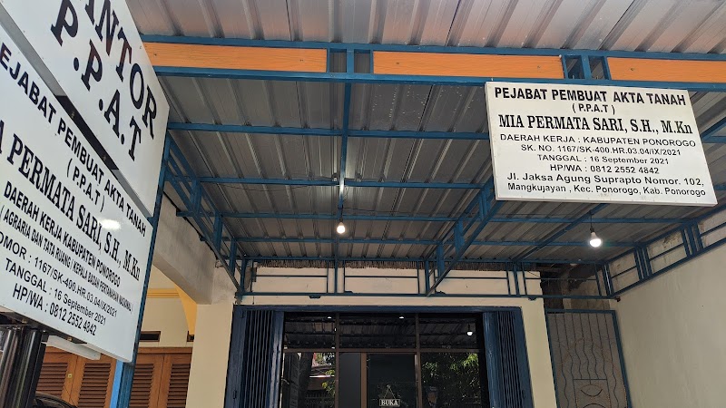 Kantor Notaris & PPAT di Ponorogo