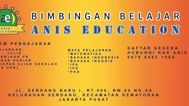 Bimbel ANIS Education in Kemayoran