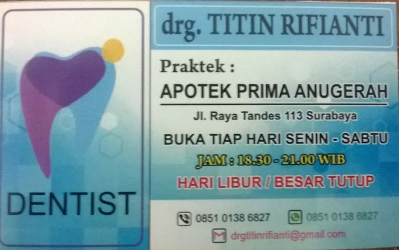 Praktik Dokter Gigi Surabaya Utara in Asemrowo